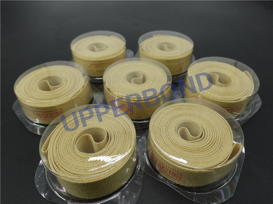 ซื้อ เทปถ่ายโอนบุหรี่สายพานลำเลียงเทปไฟเบอร์สีเหลือง การผลิตออนไลน์