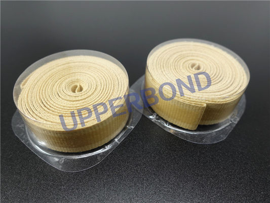 ซื้อ 18 * 3505 มม. สายพานส่งกำลังสูงเทปสีเหลือง Garniture สำหรับ MK9 เครื่องทำบุหรี่ การผลิตออนไลน์