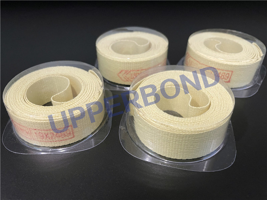 เครื่องทําบุหรี่ความแข็งแรงสูง เต็มเคลือบเทปเครื่องแต่งสีเหลืองเทป 0.5mm