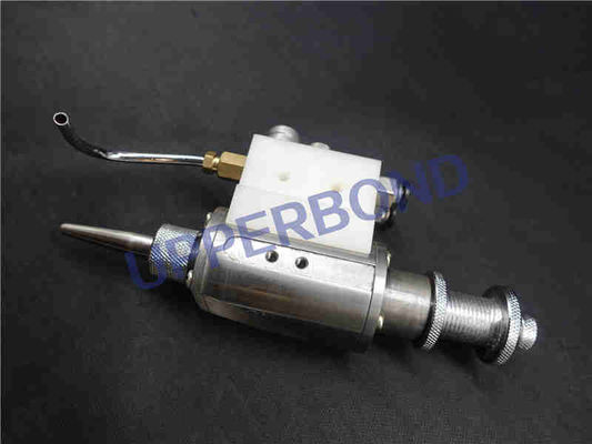 Air Drive หัวฉีดกาวนิวเมติกสำหรับการยึดติดกระดาษที่ประกอบในเครื่องทำบุหรี่