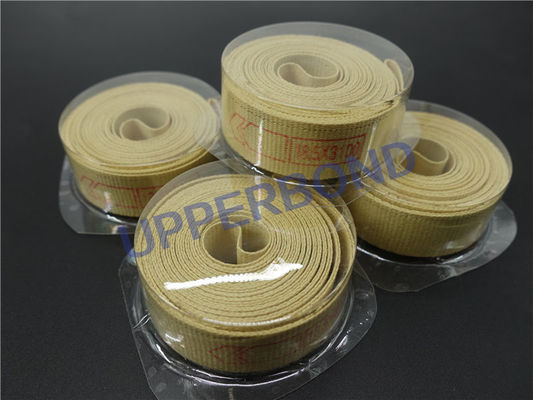 ชิ้นส่วนอะไหล่เครื่องจักรยาสูบเทปกาวสีเหลืองทนต่ออุณหภูมิสูง