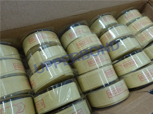 Kevlar Fiber Yellow Garniture เทปสายพานลำเลียงอะไหล่เครื่องบุหรี่