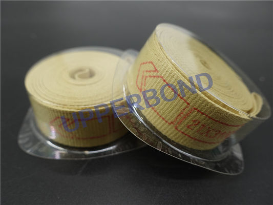 เทป Garniture รูปแบบสีเหลือง Aramid สำหรับเครื่องทำบุหรี่