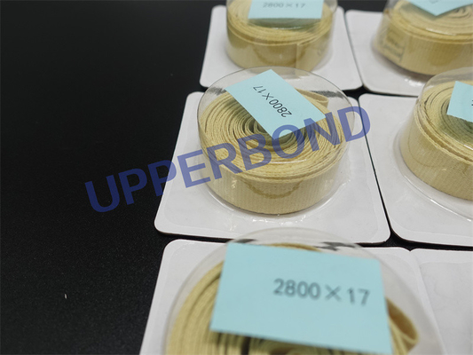 MK9 เทป Garniture สำหรับบุหรี่ 18*2800mm Aramid Fiber Linen Tape